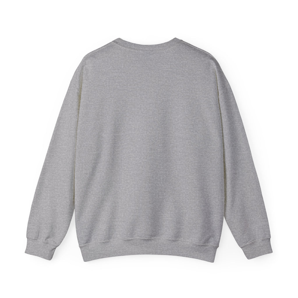 Crewneck Sweatshirt — Rainbow Heart "Genesis 3:19" Christian Faith Pride Pullover
