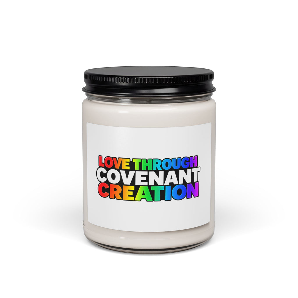 Covenant Creation Scented Soy Candle — 9oz Rainbow Love Through Candle