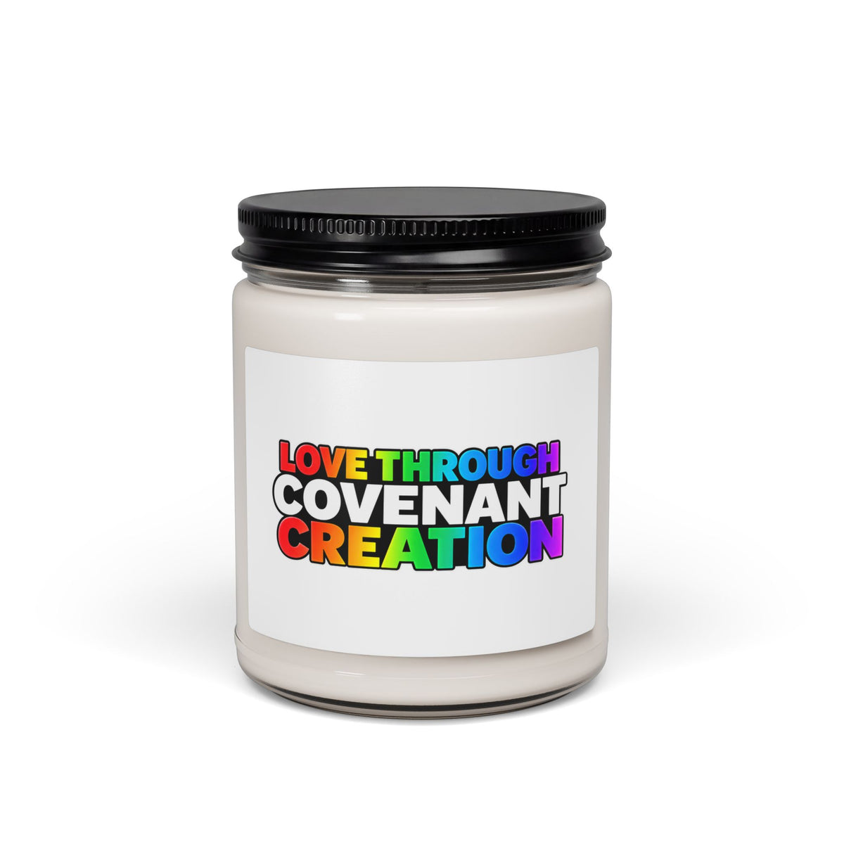 Covenant Creation Scented Soy Candle — 9oz Rainbow Love Through Candle