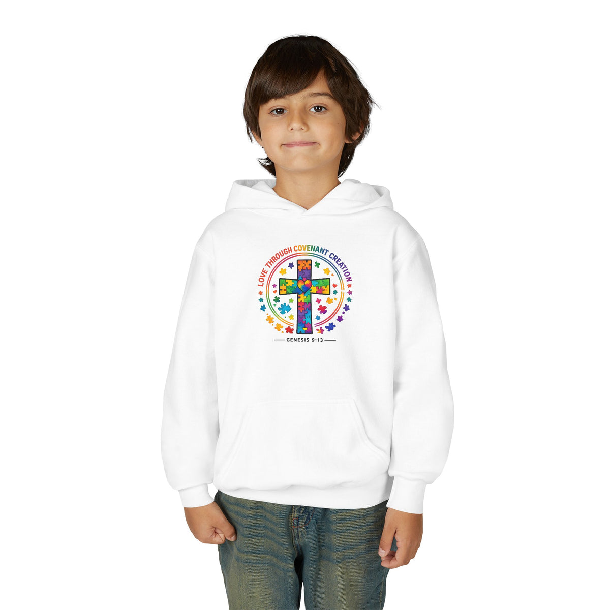 Softstyle Youth Midweight Hooded Sweatshirt