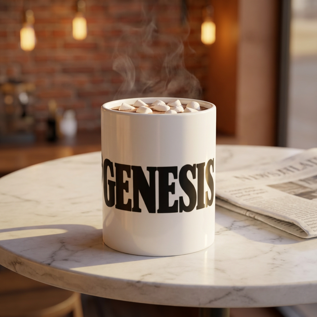 Genesis Puzzle Heart Mug — Autism Awareness Coffee Cup