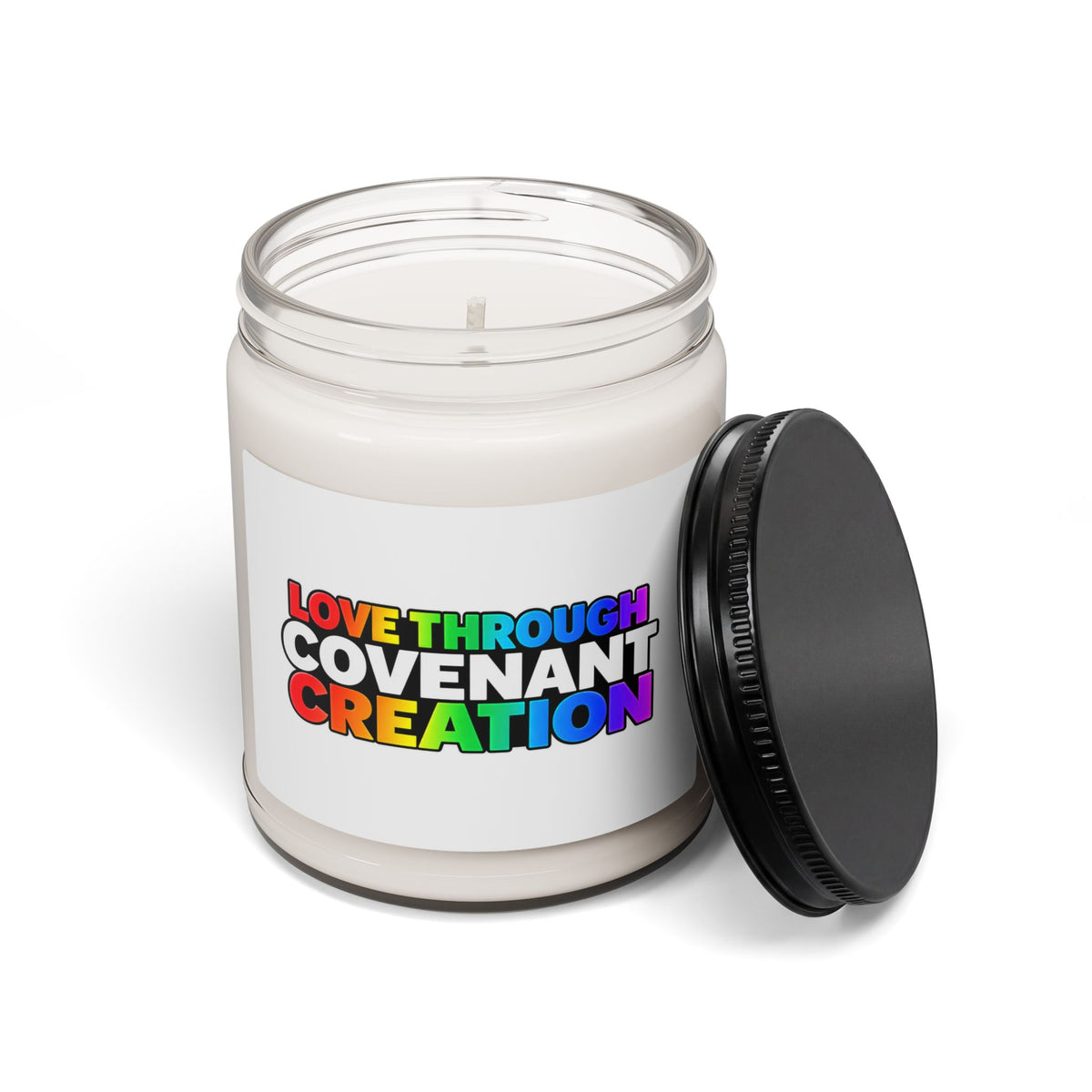 Covenant Creation Scented Soy Candle — 9oz Rainbow Love Through Candle