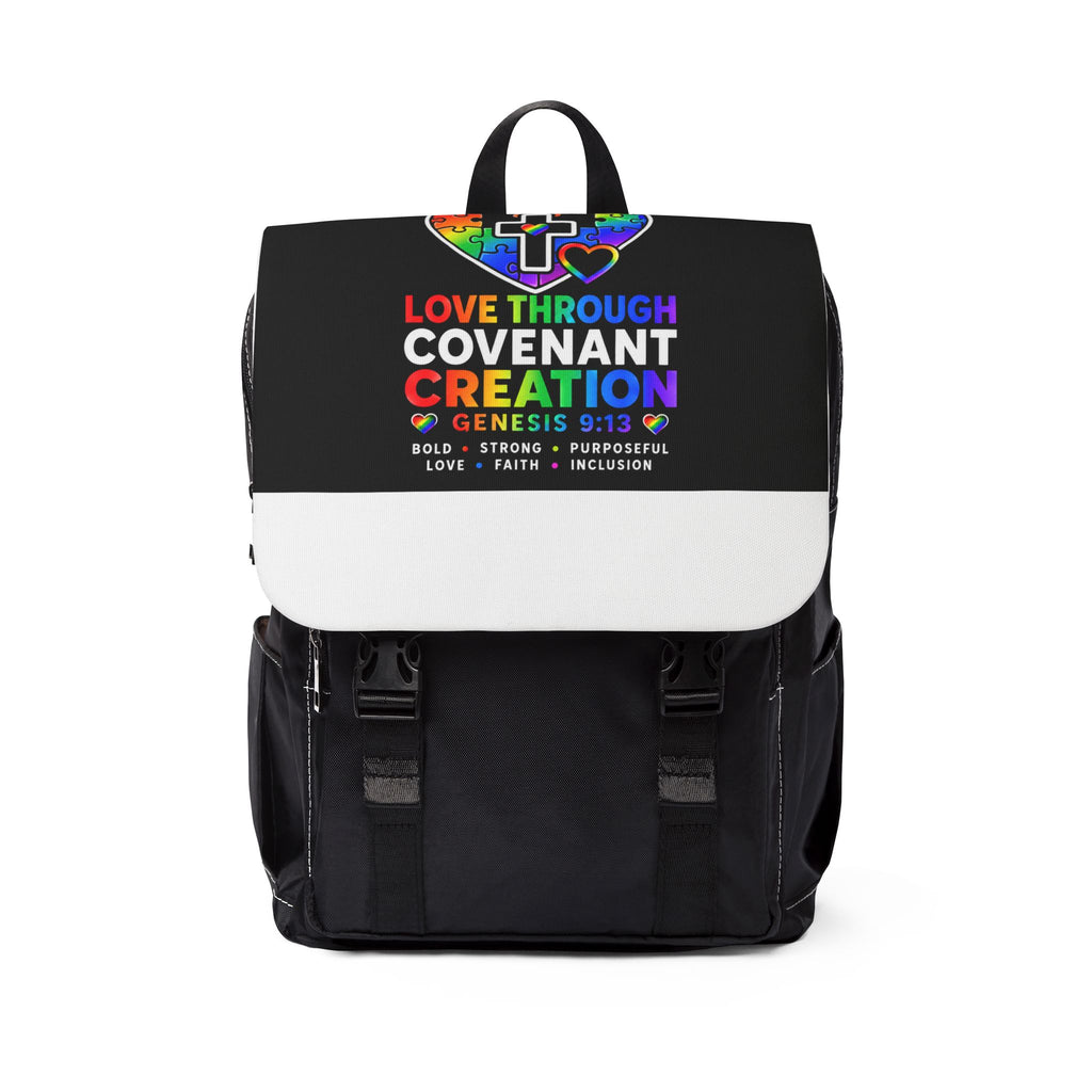 Unisex Casual Shoulder Backpack