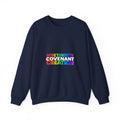 Covenant Creation Rainbow Crewneck Sweatshirt — "Love Through Covenant Creation"