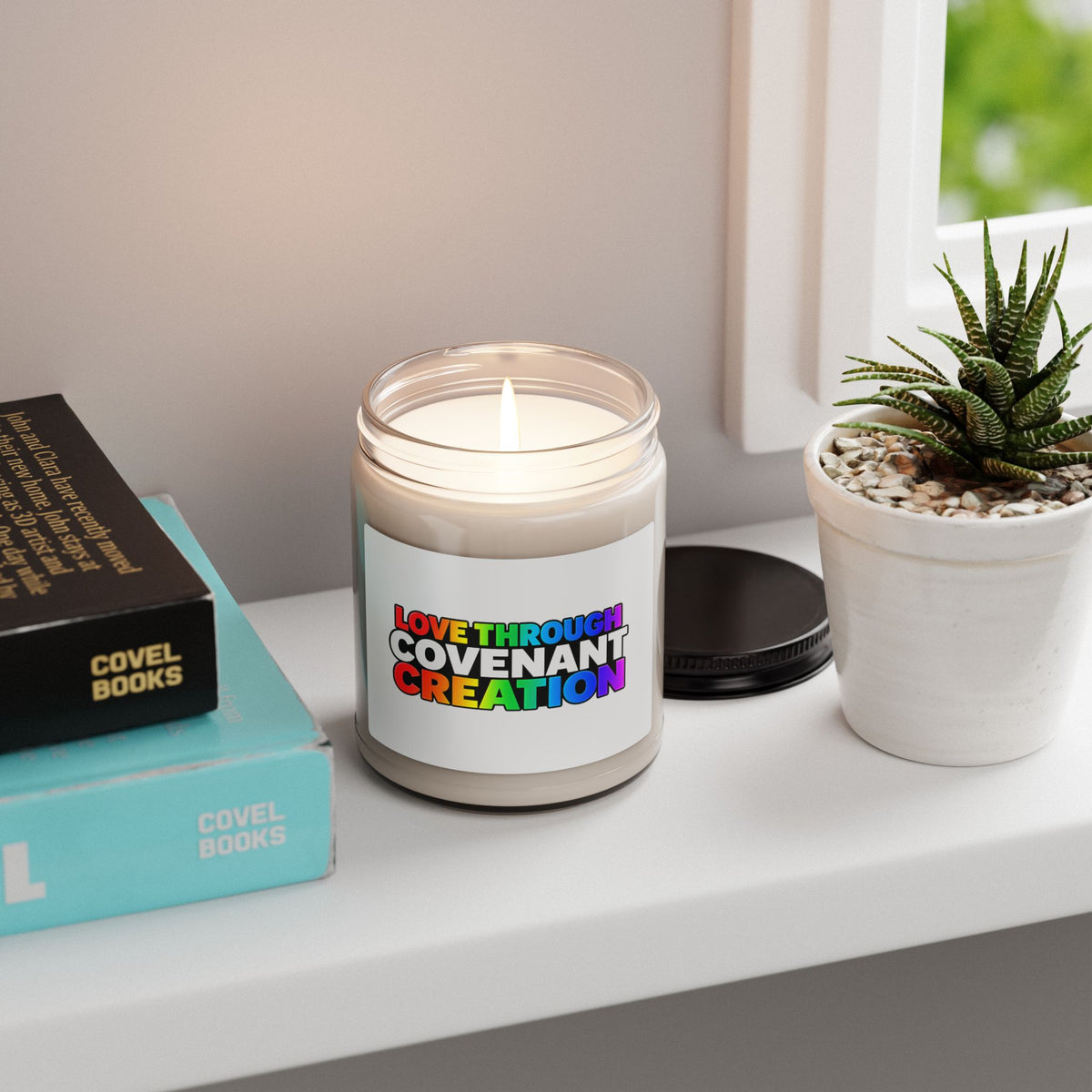 Covenant Creation Scented Soy Candle — 9oz Rainbow Love Through Candle