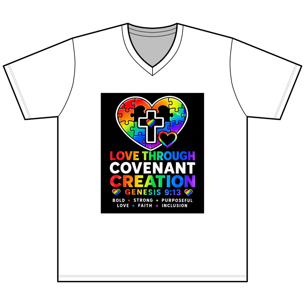 Unisex CVC V-Neck Tee