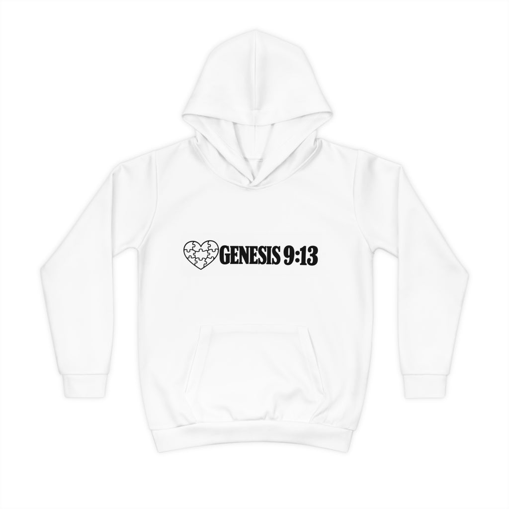 Children's Hoodie — Genesis 9:13 Heart Faith Kids Pullover