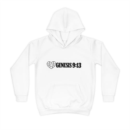 Children's Hoodie — Genesis 9:13 Heart Faith Kids Pullover
