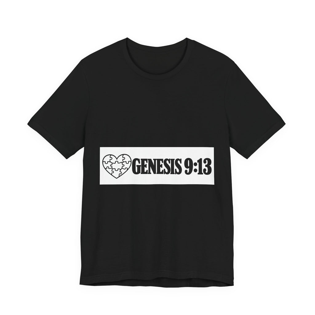 Genesis 9:13 Faith T-Shirt — Heart Puzzle Design