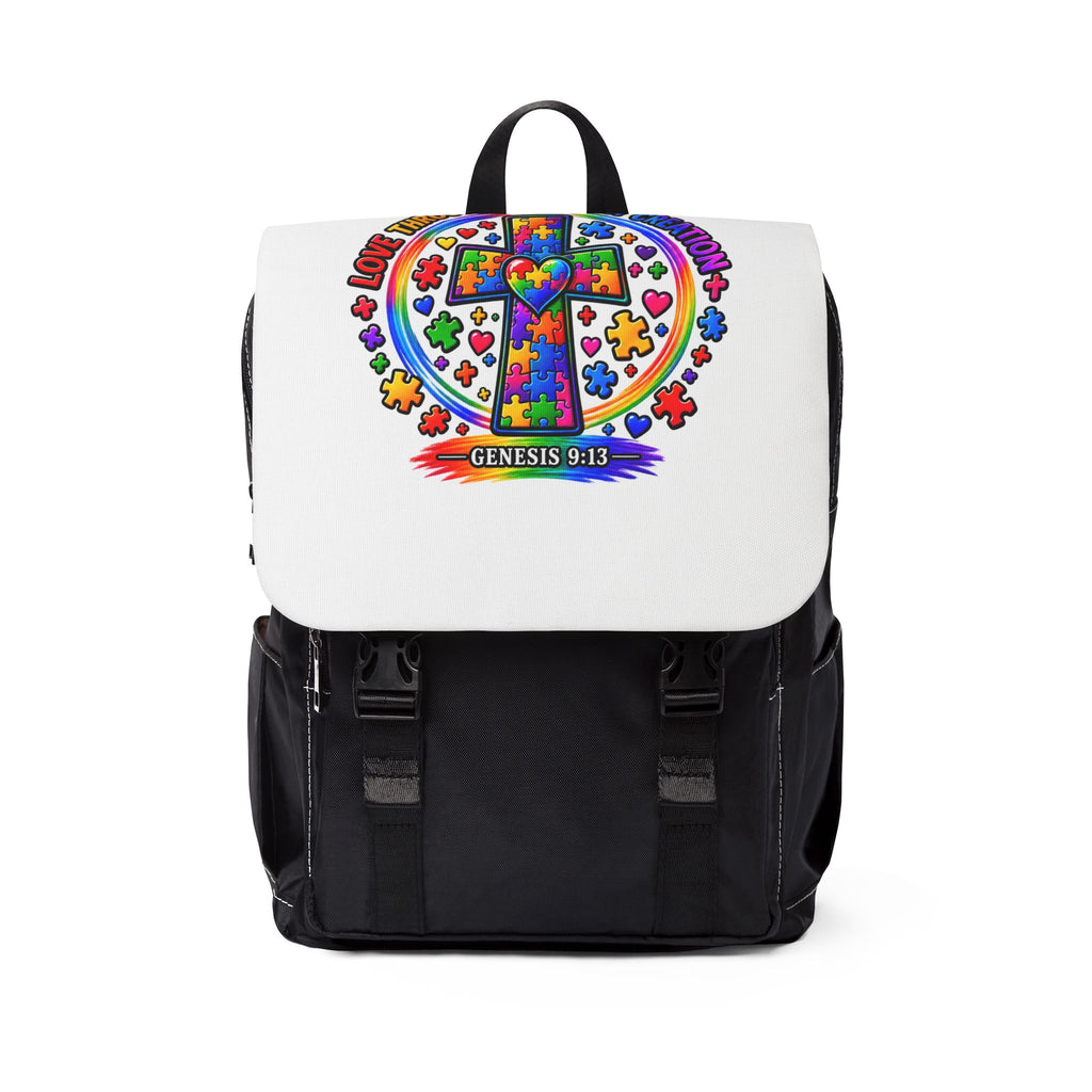 Unisex Casual Shoulder Backpack